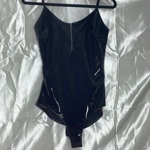 Leather bodysuit